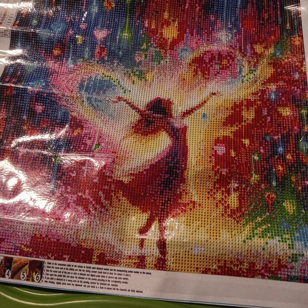 Colorful Dancing Woman Diamond Painting Art Kit 40x40